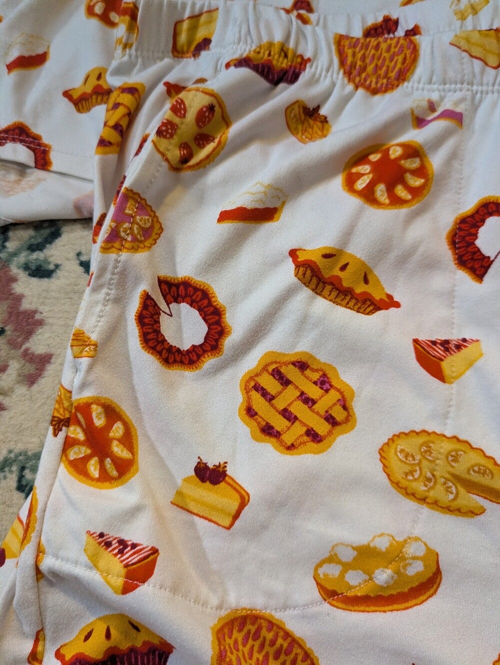 Women's Joyspun Dessert Pie Pajama Set Shorts 3XL - Picture 3 of 8